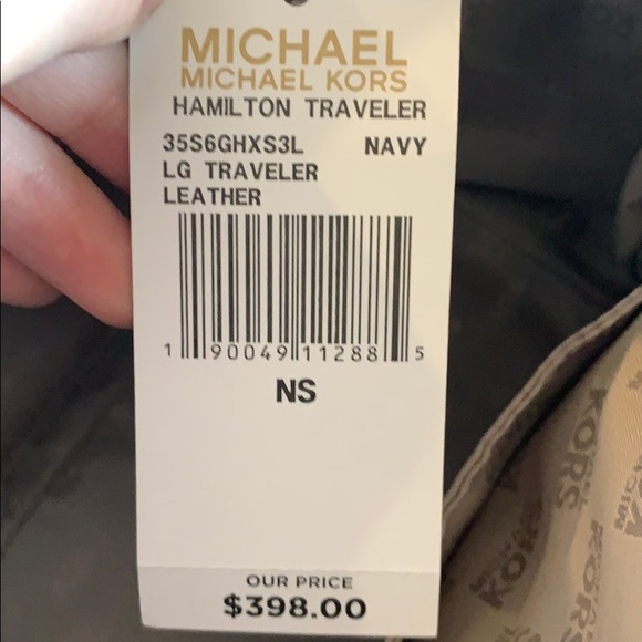 MICHAEL Michael Kors Hamilton Traveler-Large, Navy - Picture 6 of 6